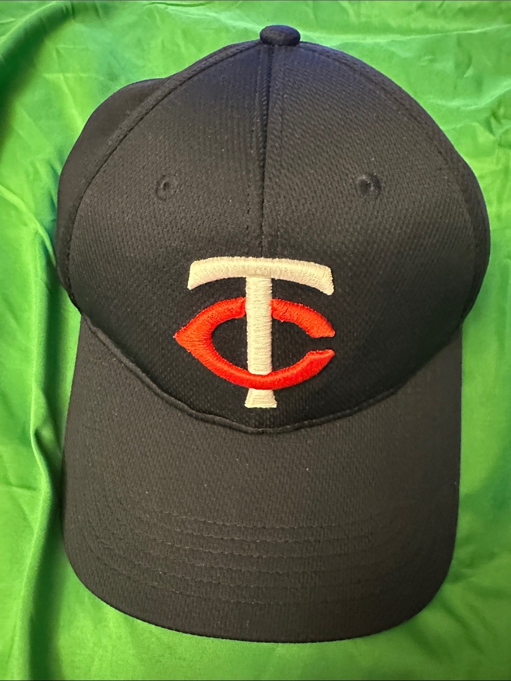 Minnesota Twins Navy Baseball Cap with Red & White Logo